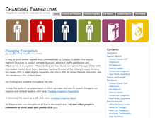 Tablet Screenshot of changingevangelism.org